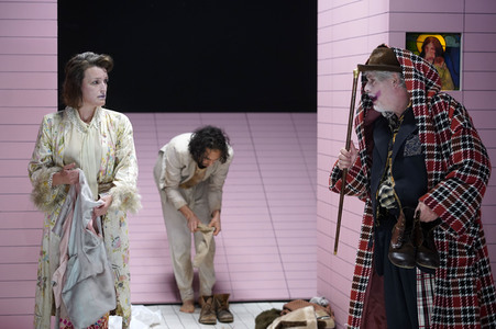 Theaterprobe 'Die vier letzten Dinge' in Berlin