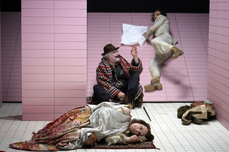 Theaterprobe 'Die vier letzten Dinge' in Berlin