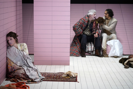 Theaterprobe 'Die vier letzten Dinge' in Berlin