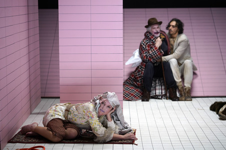 Theaterprobe 'Die vier letzten Dinge' in Berlin
