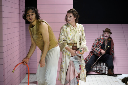 Theaterprobe 'Die vier letzten Dinge' in Berlin