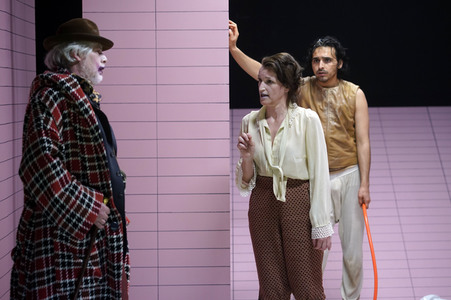 Theaterprobe 'Die vier letzten Dinge' in Berlin