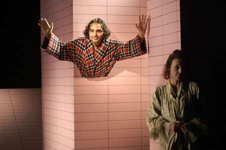Theaterprobe 'Die vier letzten Dinge' in Berlin
