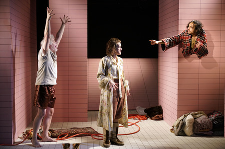 Theaterprobe 'Die vier letzten Dinge' in Berlin