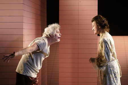 Theaterprobe 'Die vier letzten Dinge' in Berlin