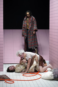 Theaterprobe 'Die vier letzten Dinge' in Berlin
