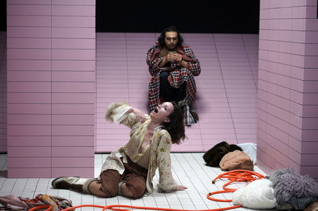 Theaterprobe 'Die vier letzten Dinge' in Berlin