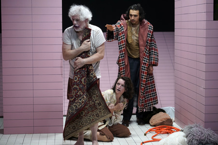 Theaterprobe 'Die vier letzten Dinge' in Berlin