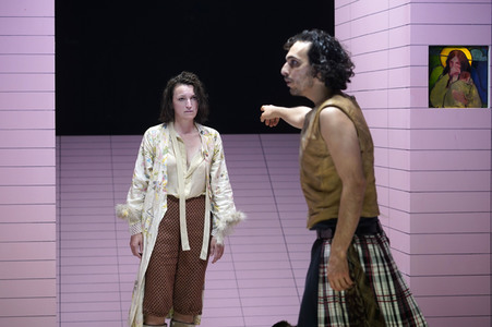 Theaterprobe 'Die vier letzten Dinge' in Berlin