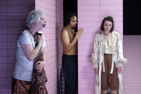 Theaterprobe 'Die vier letzten Dinge' in Berlin