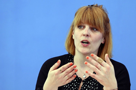 Bundespressekonferenz Jahresbilanz rechte Gewalt 2021 und Coronaleugner-Gewalt in Berlin