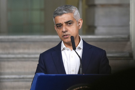 Sadiq Khan zu Gast im Rathaus von New York