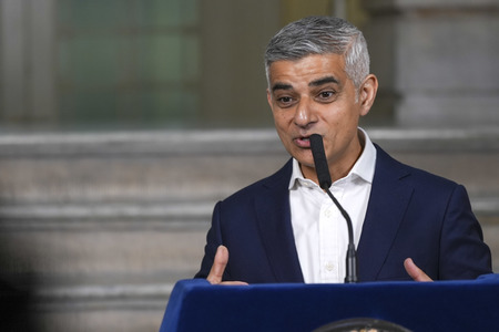 Sadiq Khan zu Gast im Rathaus von New York