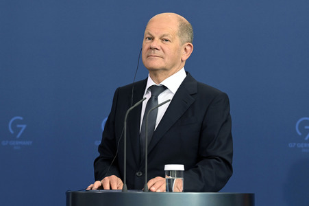 Pressekonferenz von Olaf Scholz und Alberto Ángel Fernández in Berlin