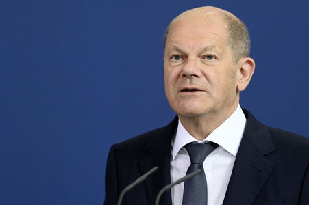 Pressekonferenz von Olaf Scholz und Alberto Ángel Fernández in Berlin