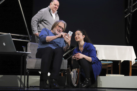 Theaterprobe 'Herr Klee und Herr Feld' in Hamburg