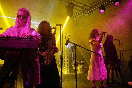 Konzert von Pussy Riot in Berlin