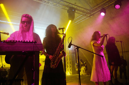 Konzert von Pussy Riot in Berlin