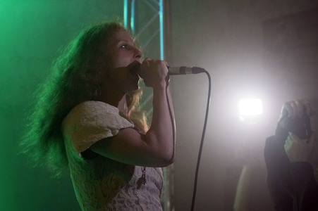 Konzert von Pussy Riot in Berlin