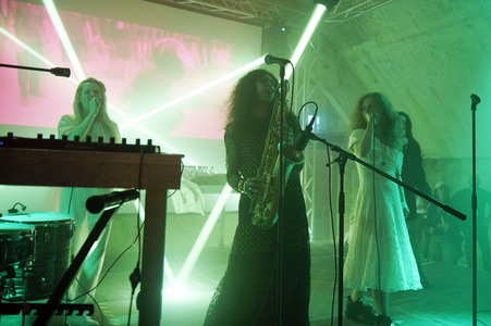 Konzert von Pussy Riot in Berlin