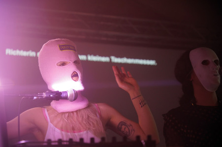 Konzert von Pussy Riot in Berlin