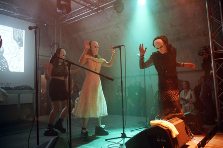 Konzert von Pussy Riot in Berlin