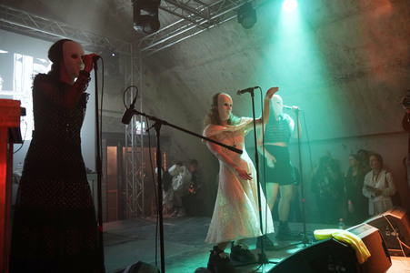 Konzert von Pussy Riot in Berlin