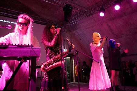 Konzert von Pussy Riot in Berlin
