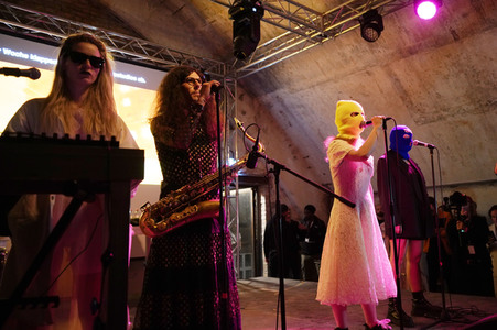 Konzert von Pussy Riot in Berlin