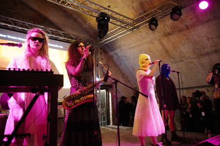 Konzert von Pussy Riot in Berlin