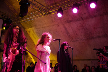 Konzert von Pussy Riot in Berlin