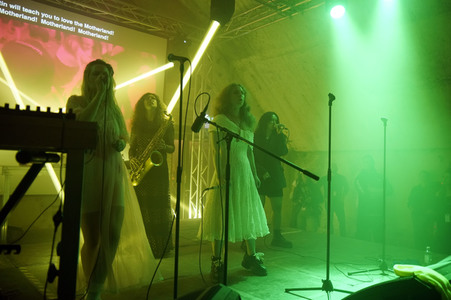 Konzert von Pussy Riot in Berlin