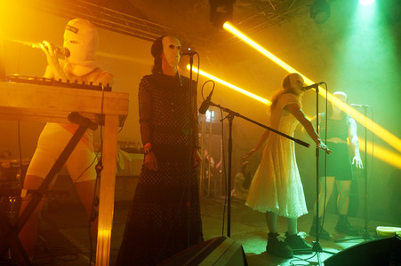 Konzert von Pussy Riot in Berlin