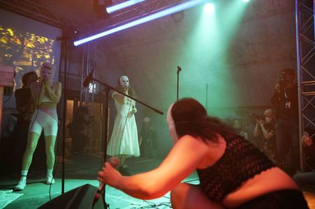 Konzert von Pussy Riot in Berlin