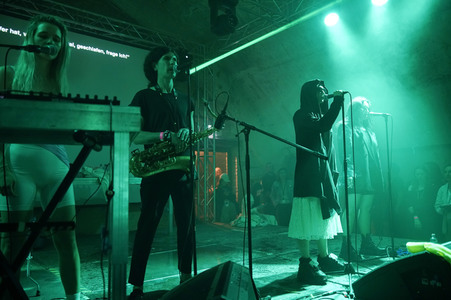 Konzert von Pussy Riot in Berlin
