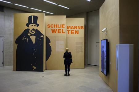 Pressetermin zur Ausstellung 'Schliemanns Welten. Sein Leben. Seine Entdeckungen. Sein Mythos' in Berlin
