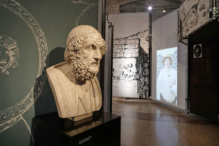 Pressetermin zur Ausstellung 'Schliemanns Welten. Sein Leben. Seine Entdeckungen. Sein Mythos' in Berlin