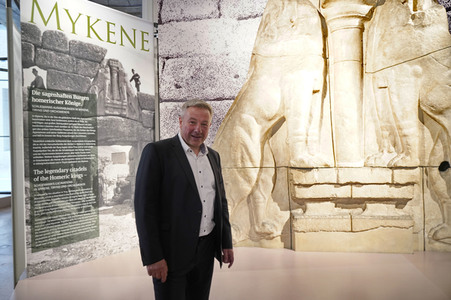 Pressetermin zur Ausstellung 'Schliemanns Welten. Sein Leben. Seine Entdeckungen. Sein Mythos' in Berlin
