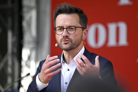 Abschlusskundgebung der SPD zur NRW-Wahl in Köln
