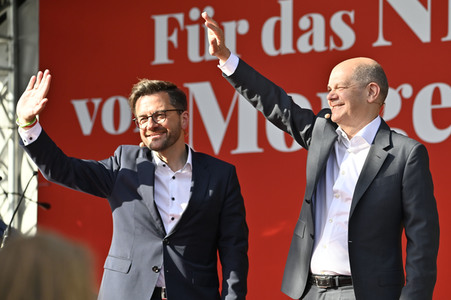 Abschlusskundgebung der SPD zur NRW-Wahl in Köln