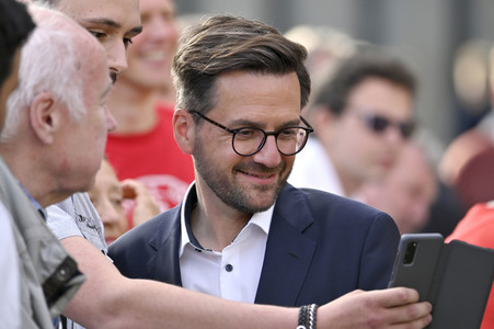 Abschlusskundgebung der SPD zur NRW-Wahl in Köln