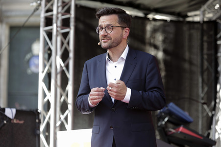 Abschlusskundgebung der SPD zur NRW-Wahl in Köln