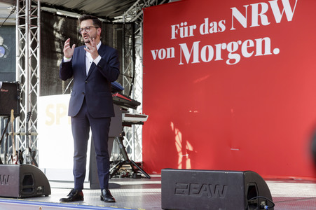 Abschlusskundgebung der SPD zur NRW-Wahl in Köln