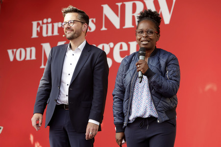 Abschlusskundgebung der SPD zur NRW-Wahl in Köln