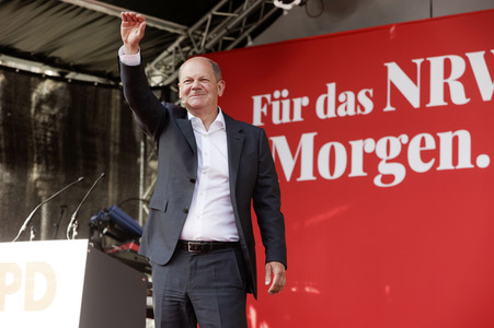 Abschlusskundgebung der SPD zur NRW-Wahl in Köln