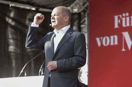 Abschlusskundgebung der SPD zur NRW-Wahl in Köln