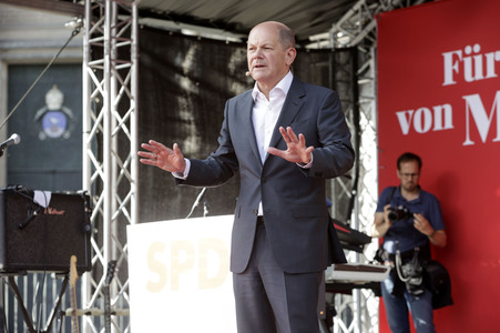 Abschlusskundgebung der SPD zur NRW-Wahl in Köln