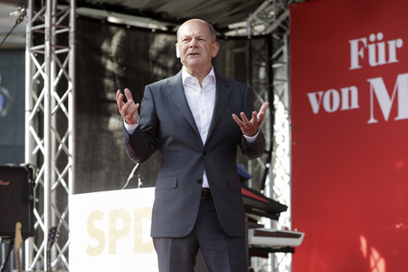 Abschlusskundgebung der SPD zur NRW-Wahl in Köln