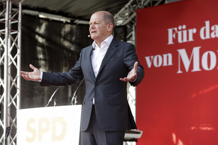 Abschlusskundgebung der SPD zur NRW-Wahl in Köln