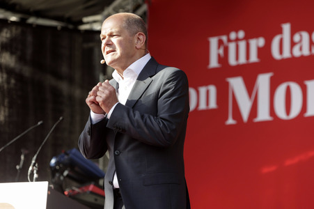 Abschlusskundgebung der SPD zur NRW-Wahl in Köln
